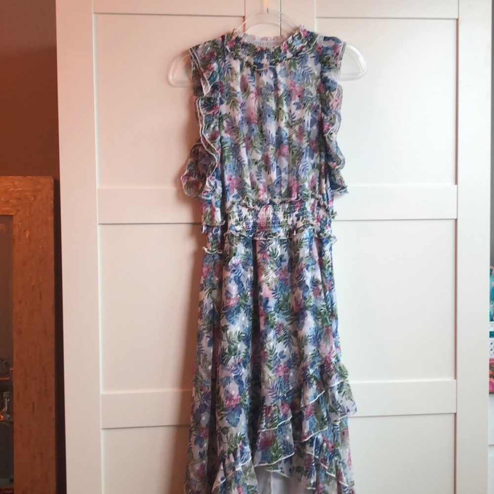 Floral Ruffle Dress - Picture 2 of 5